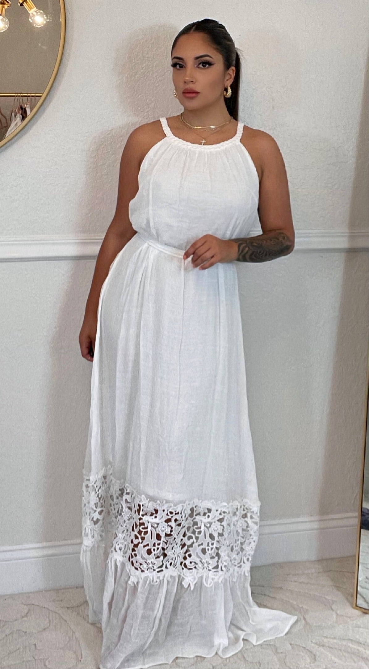 Abbie Linen Maxi